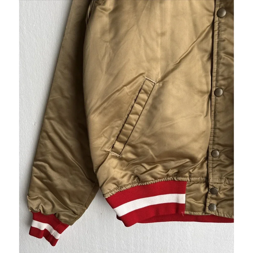 Vintage 80s Starter Pro Line San Francisco 49ers Jacket Gold Men’s Medium USA